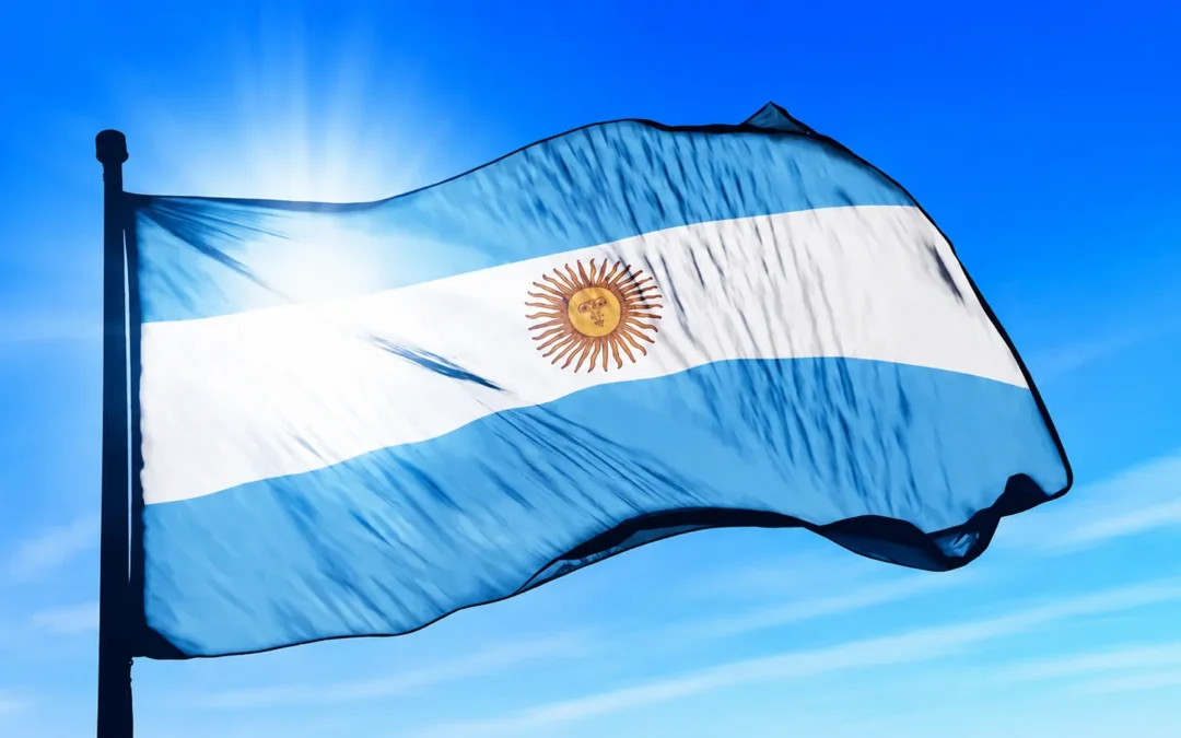 Salida en bicicleta temática al respecto de la Bandera de Argentina
